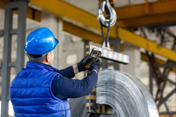 the worker controls the production process in the workshop